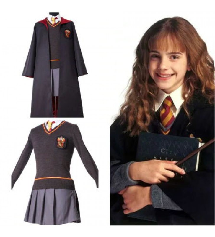 Vestiti e Costumi Harry Potter Hermione Granger per bambina e donna Grifondoro