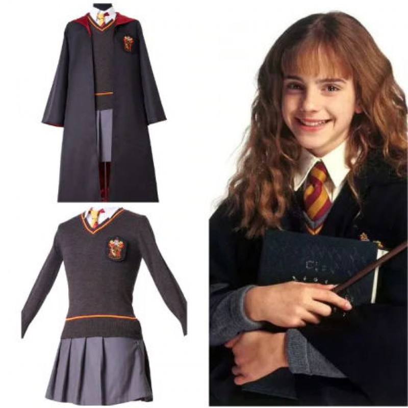 Vestiti e Costumi Harry Potter Hermione Granger per bambina e donna Grifondoro