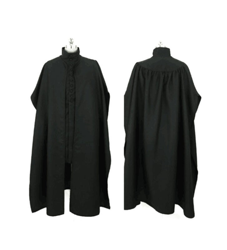del professor Snape Harry Potter Abito nero in due pezzi Costumi Cosplay Carnevale Halloween