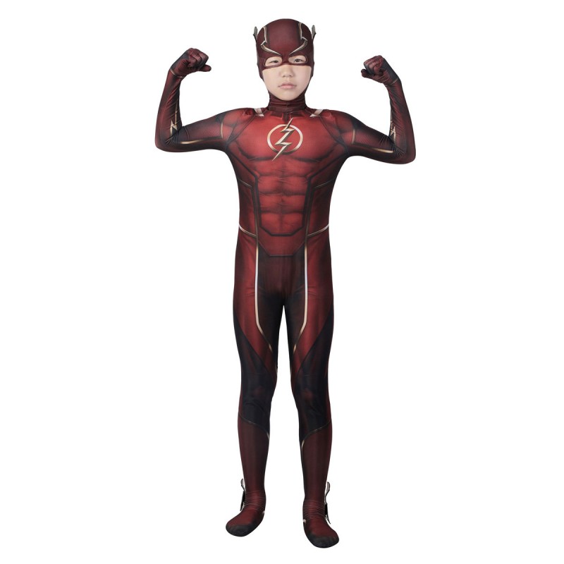 Zentai For Kids Uomo in Lycra Spandex Rosso Scuro Carnevale Halloween