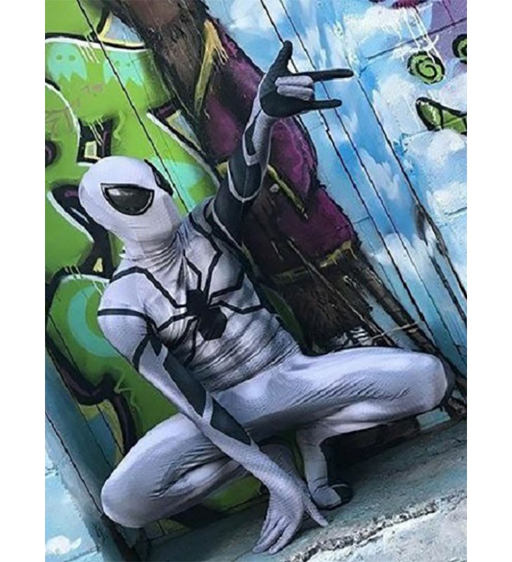 Spider Man Cosplay Future Foundation Tuta Cosplay SpiderMan Carnevale