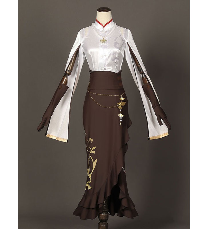 Genshin Impact Ningguang X Pizza hut Costumi Cosplay Carnevale Halloween