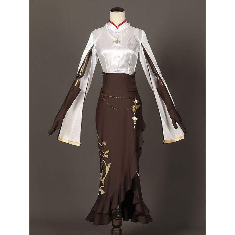 Genshin Impact Ningguang X Pizza hut Costumi Cosplay Carnevale Halloween