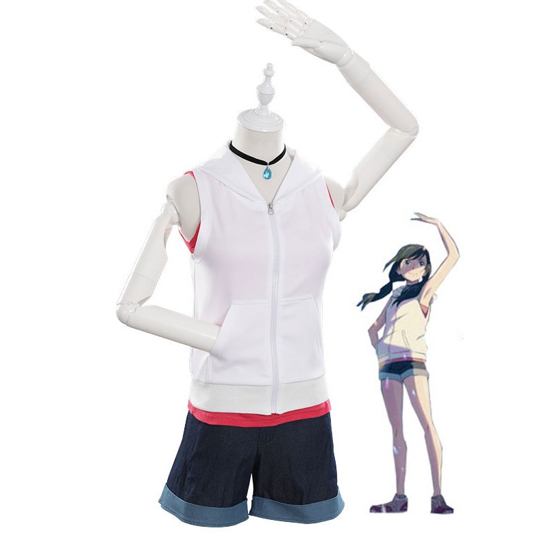 Weathering With You Cosplay Amano Hina Summer Suit Uniform Cloth Anime Costumi Cosplay Halloween
