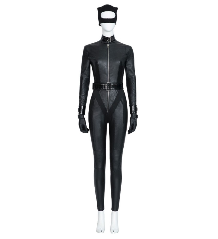 di DC Comics in ecopelle nera in poliestere Costumi Cosplay