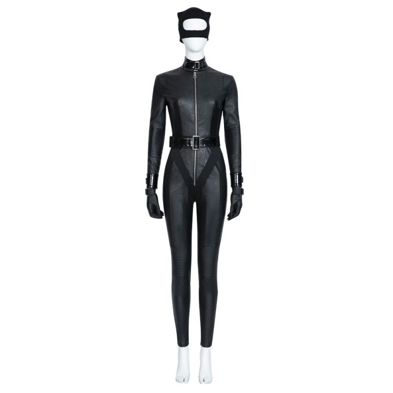 di DC Comics in ecopelle nera in poliestere Costumi Cosplay