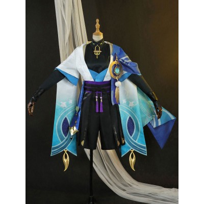 Genshin Impact Wanderer Balladeer Costumi Cosplay Halloween