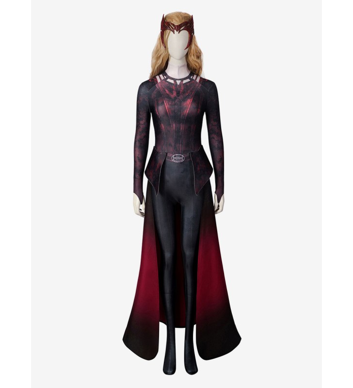 Marvel Comics Doctor Strange in the Multiverse of Madness Wanda Scarlet Witch Cosplay Suit Carnevale