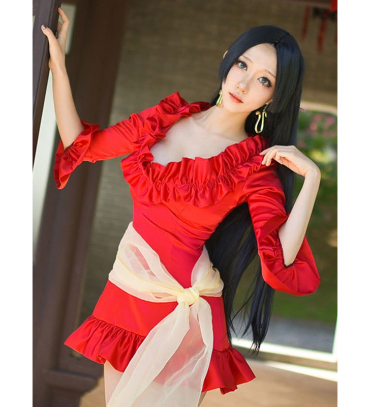 Un pezzo Boa Hancock Cosplay Parrucca Halloween