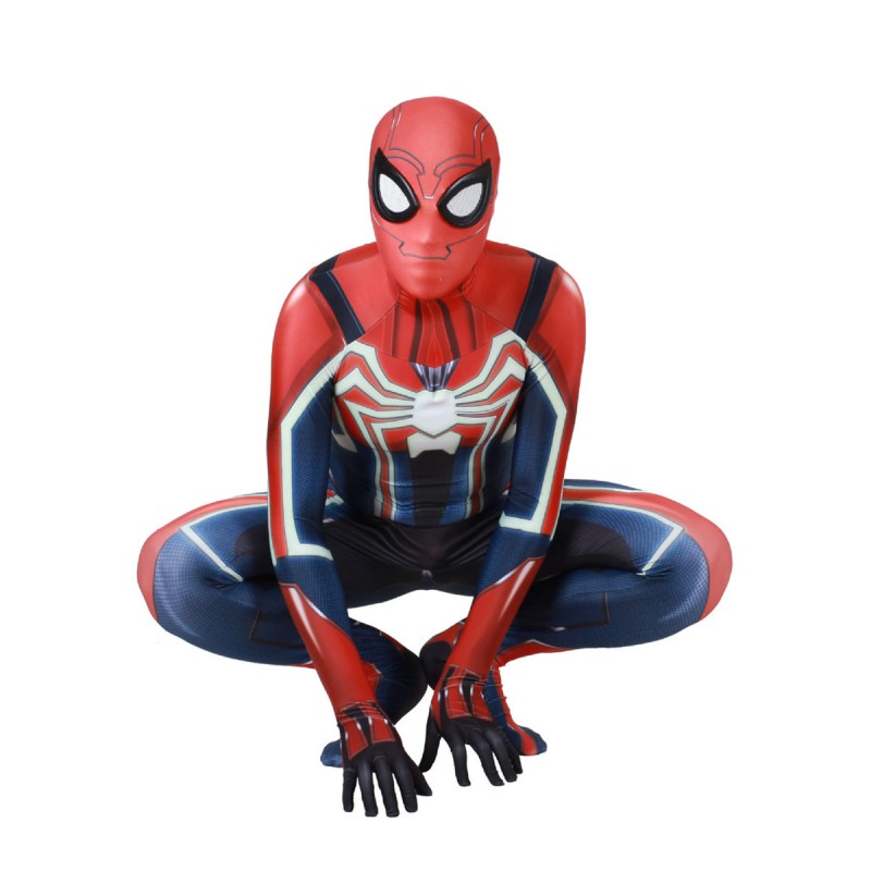 GTA5 Spiderman Cosplay Red Game Cosplay Tuta Halloween