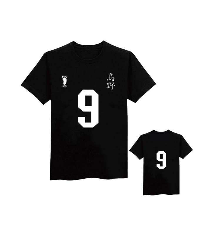 Haikyuu !! Kageyama Tobio No. 9 T Shirt Costumi Cosplay