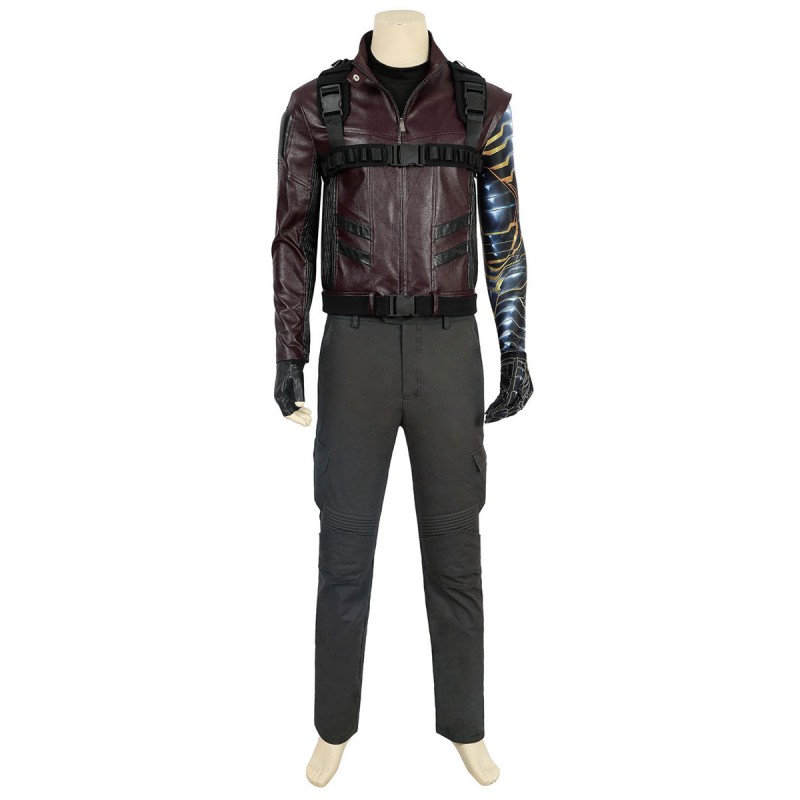 del soldato invernale Bucky Barnes della Marvel Comics Costumi Cosplay Carnevale Halloween