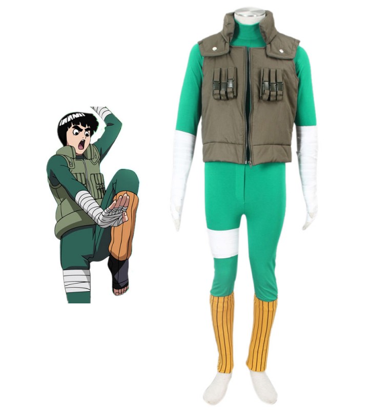 Costume Carnevale Naruto Rock Lee Costumi Cosplay Carnevale Halloween