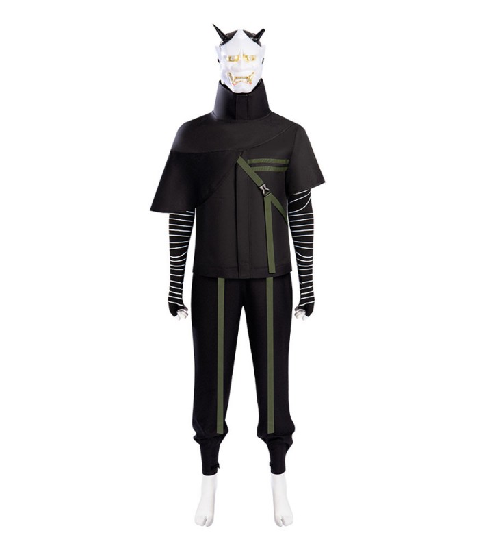 Gioco Ghost Wire: Tokyo Prajna Cosplay Manga Costume Set completo Carnevale Halloween