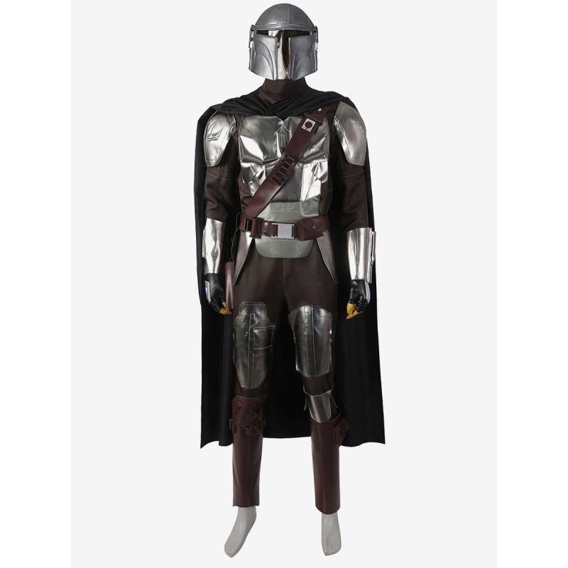 Star Wars Cosplay The Mandalorian Stagione 3 Din Djarin Costumi Cosplay con maschera in lattice