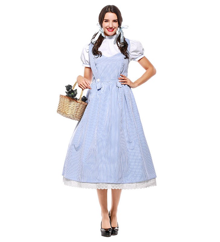 Il mago di Oz Dorothy Dress Costumi Cosplay Carnevale Halloween