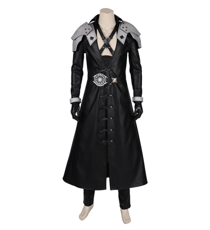 Final Fantasy Cosplay Sephiroth FF VII Remake Costumes Black Sephiroth Game Costumi Cosplay Carnevale Halloween