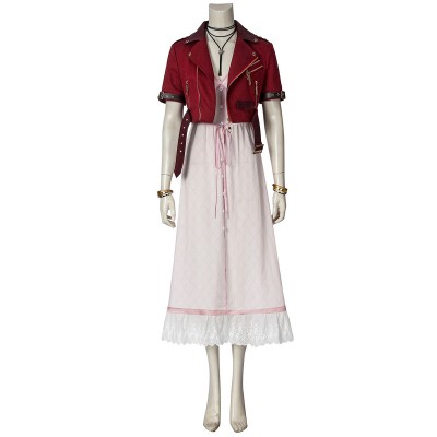 Aerith Gainsborough Cosplay Final Fantasy Ⅶ Crisis Core FF7 Costumi Cosplay Halloween