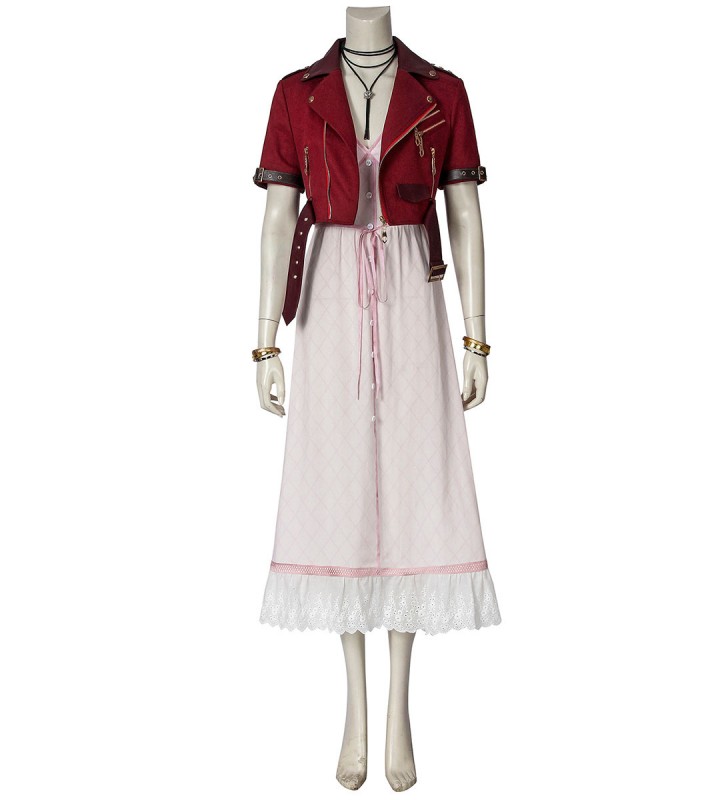 Aerith Gainsborough Cosplay Final Fantasy Ⅶ Crisis Core FF7 Costumi Cosplay Halloween