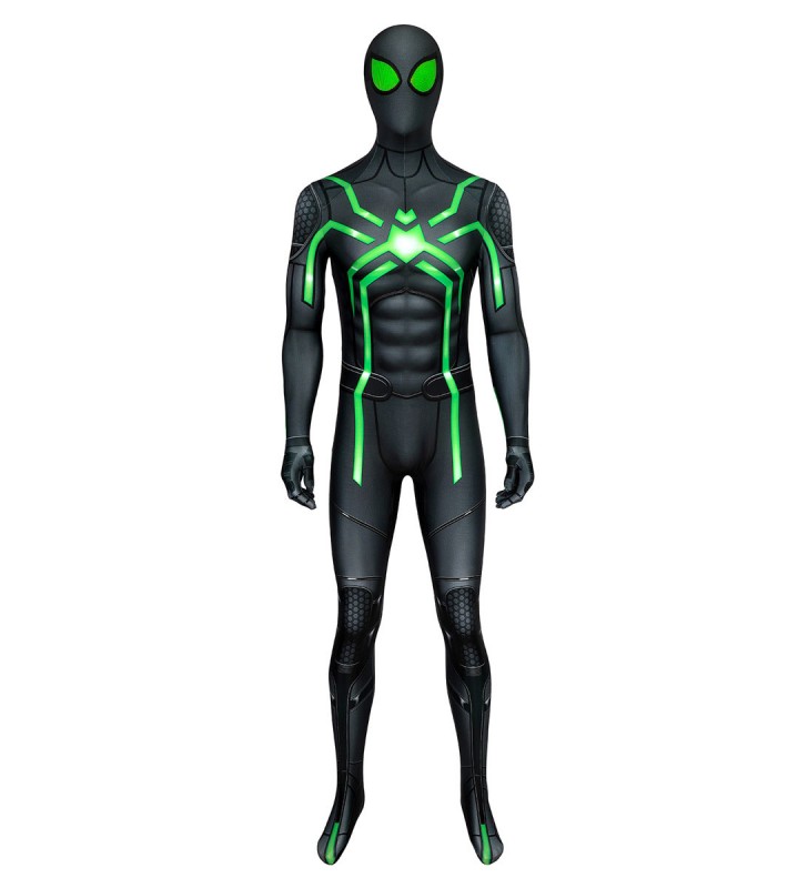 di Spider Man Big Time Stealth Jumpsuit Marvel PS4 Game Costumi Cosplay Halloween