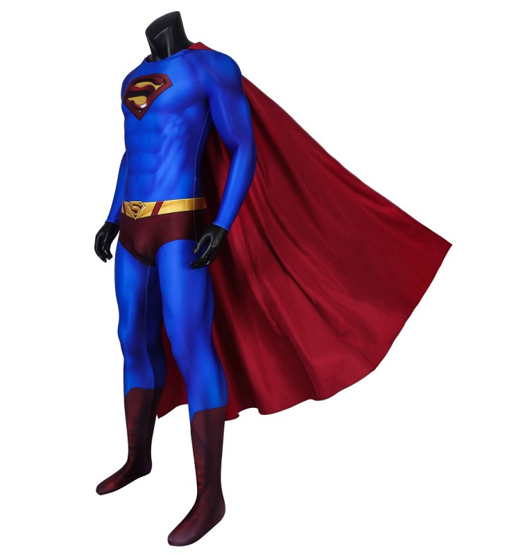 Superman Returns di Lycra Spandex Catsuits per Superman Costumi Cosplay Carnevale Halloween