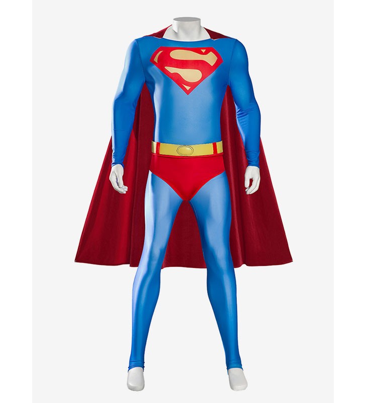 DC Comics Superman Costumi Cosplay 1978 Jeff East Edition Carnevale