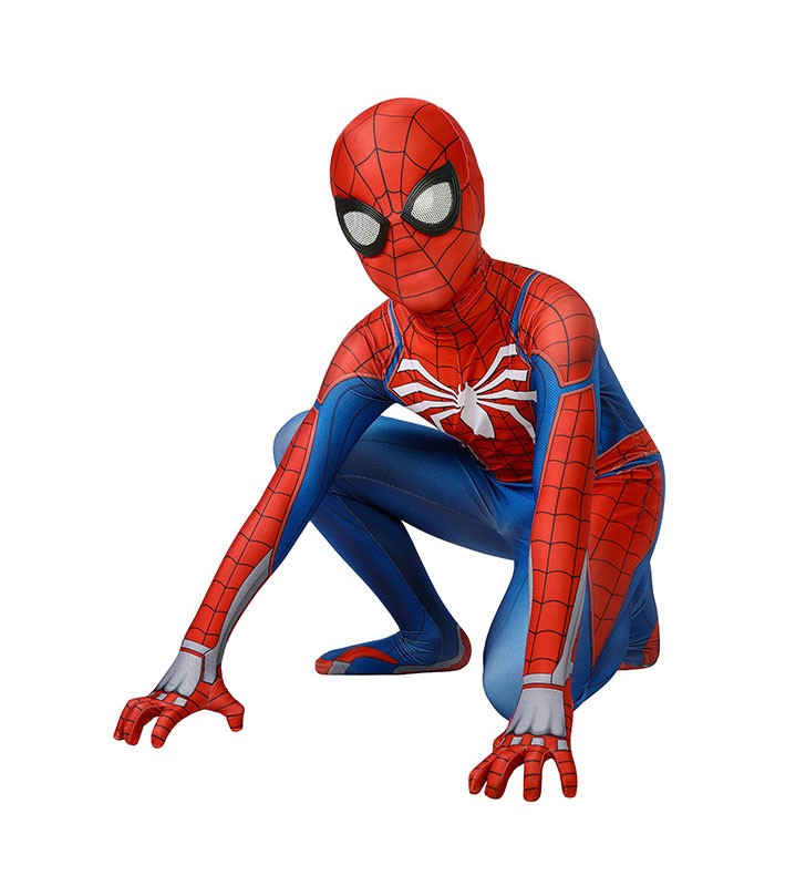 SpiderMan Kids Cosplay Tuta Marvel 2018 PS4 Gioco Costumi Cosplay Carnevale