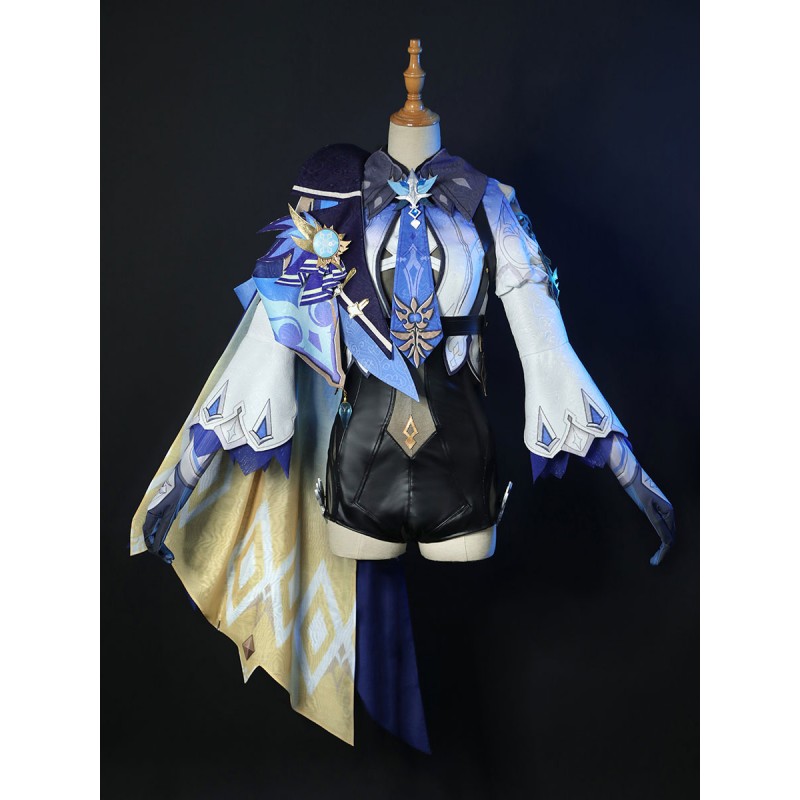 Genshin Impact EULA Lawrence Completo Set completo Mihoyo gioco Costumi Cosplay Carnevale Halloween