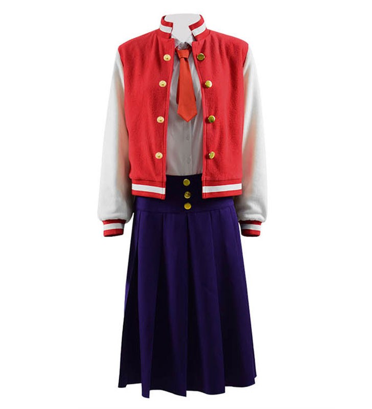 Zombie Land Saga Revenge Saki Nikaido Poliestere Vestito quotidiano Costumi Cosplay Carnevale