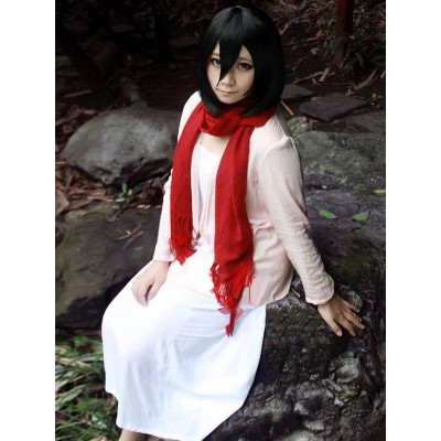 Non attaccare il Titan Shingeki Kyojin Mikasa Ackerman giovane Mikasa versione Costumi Cosplay Carnevale Halloween