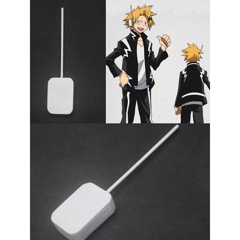 Costume Carnevale Accessorio Cosplay My Hero Academia Cuffie Cosplay Kaminari Denki Carnevale Halloween