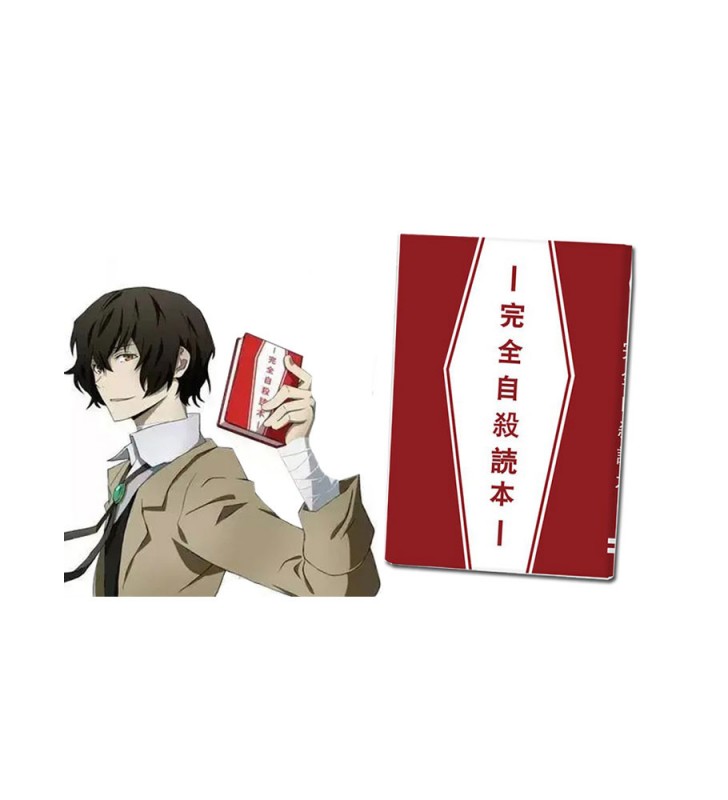 Bungo Stray Dogs Dazai Osamu Il Suicide Manual Notebook Anime Cosplay Accessori Carnevale Halloween