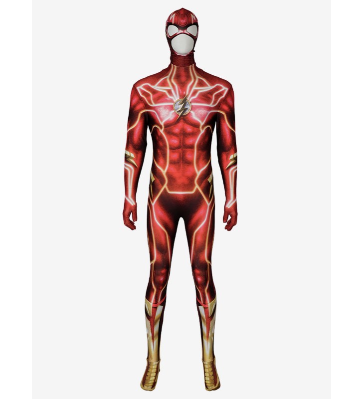 DC Comics The Flash Film Verison Cosplay Costumi Cosplay di Barry Allen Carnevale