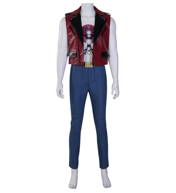 Thor: Love and Thunder Thor Costumi Cosplay standard regolari senza cintura Carnevale Halloween