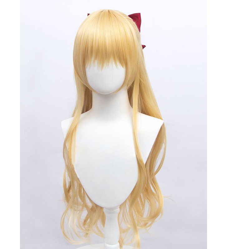 Manga/Anime SAILOR MOON Aino Minako Sailor Venus Biondo Onda Lunga Parrucca Cosplay Capelli Halloween