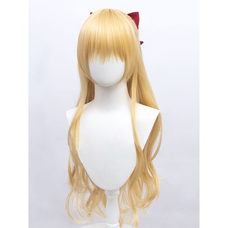 Manga/Anime SAILOR MOON Aino Minako Sailor Venus Biondo Onda Lunga Parrucca Cosplay Capelli Halloween