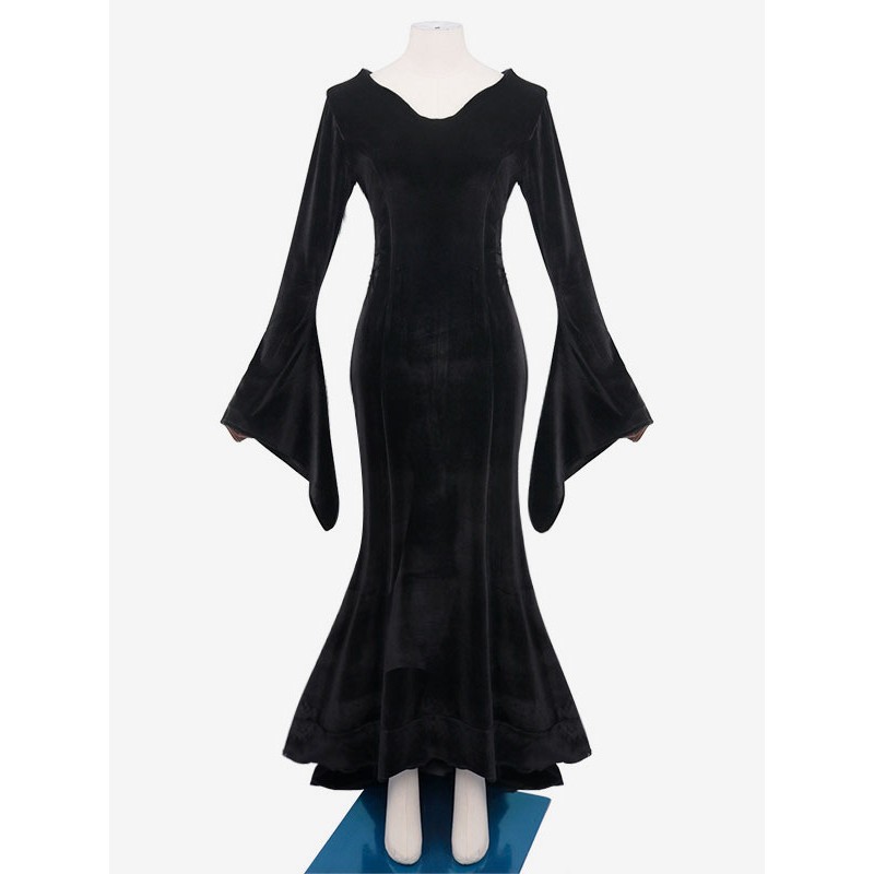 Il cosplay del film della famiglia Addams Costumi cosplay di Morticia Addams