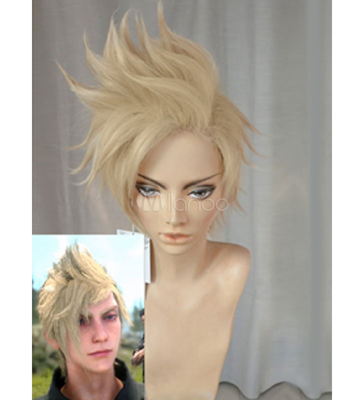 Final Fantasy XV Prompto Argentum Cosplay parrucca
