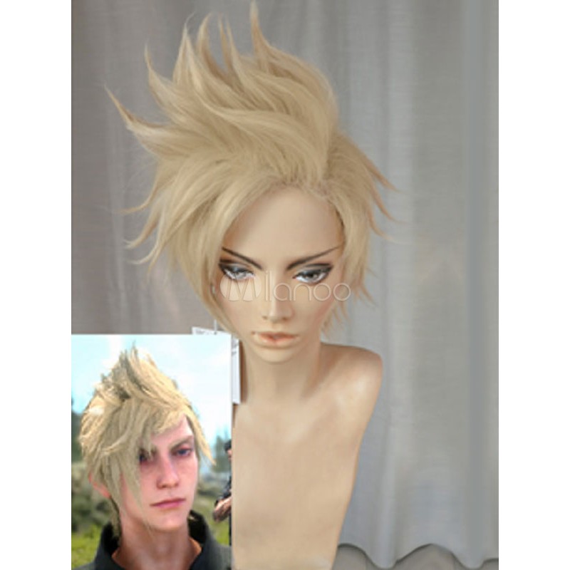 Final Fantasy XV Prompto Argentum Cosplay parrucca