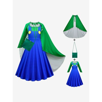 Ispirato ai costumi cosplay per bambini di Super Mario Bros Cosplay Carnevale