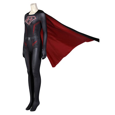 Super Donna Cosplay Tuta Overgirl Supereroe Costume Ink Blue Lycra Spandex Full Body Collant Catsuits Zentai Carnevale Halloween