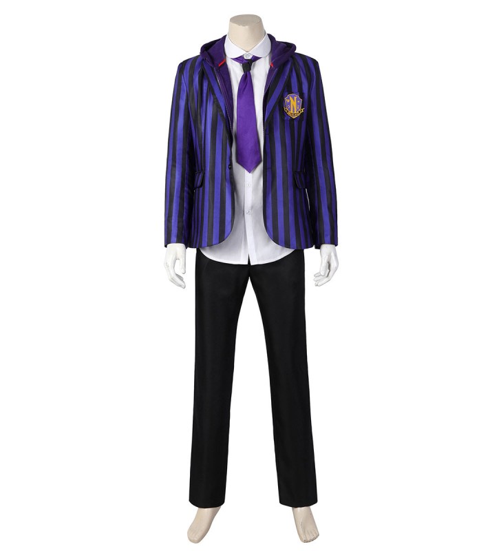 The Addams Family TV Cosplay Xavier Thorpe Ajax Petropoluss Costumi Cosplay uniformi Halloween