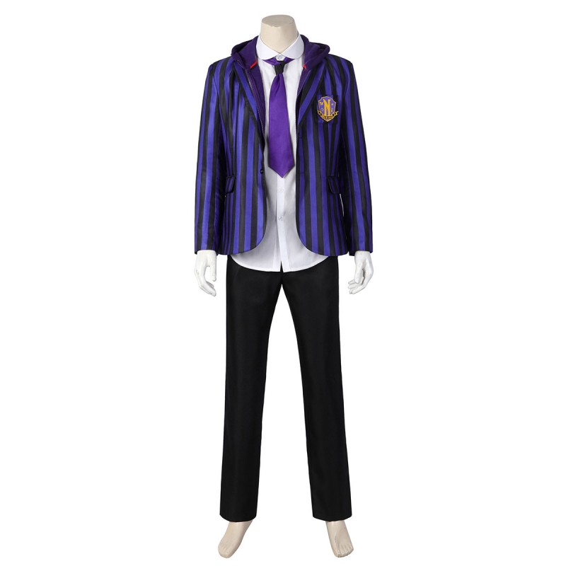 The Addams Family TV Cosplay Xavier Thorpe Ajax Petropoluss Costumi Cosplay uniformi Halloween