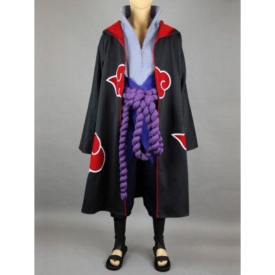 Costume Carnevale 2023 Naruto Uchiha Sasuke Akatsuki Costumi Cosplay Carnevale Halloween