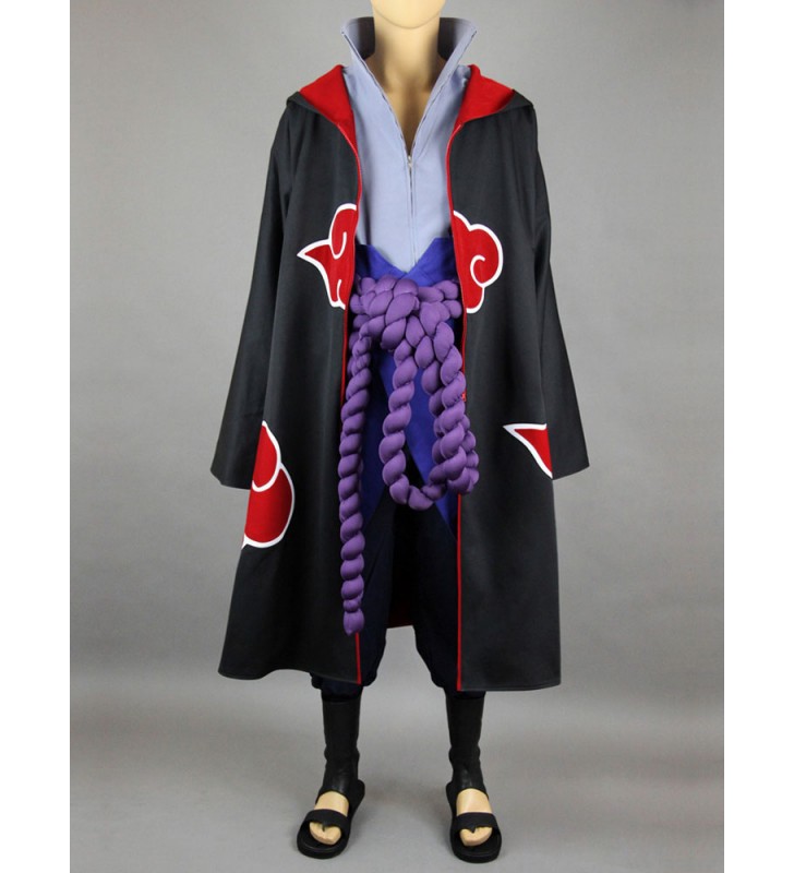 Costume Carnevale 2023 Naruto Uchiha Sasuke Akatsuki Costumi Cosplay Carnevale Halloween