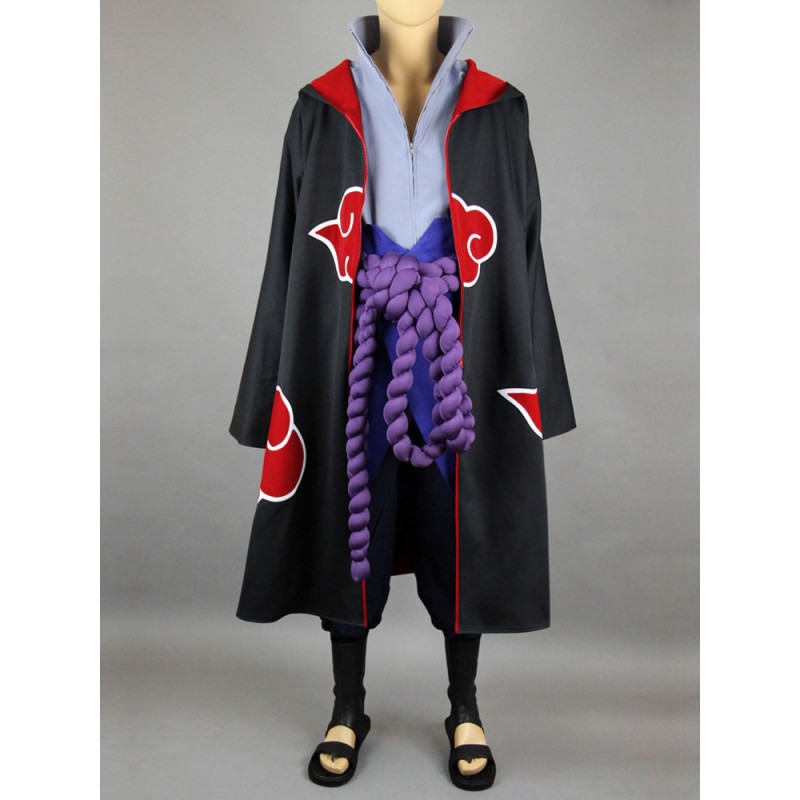 Costume Carnevale 2023 Naruto Uchiha Sasuke Akatsuki Costumi Cosplay Carnevale Halloween