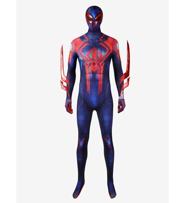 Spider Man Cosplay in The SpiderVerse Spiderman 2099 Costumi cosplay di Miguel O#39;Hara