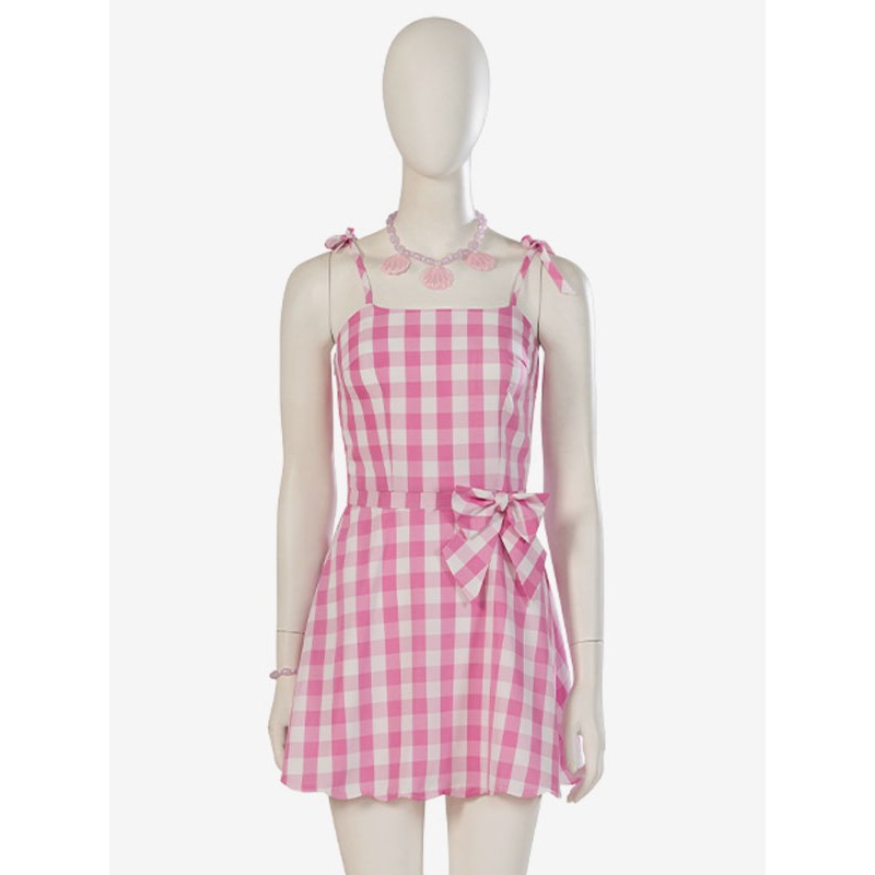 Cosplay del film di Barbie Vestito cosplay rosa di Barbie Carnevale Halloween