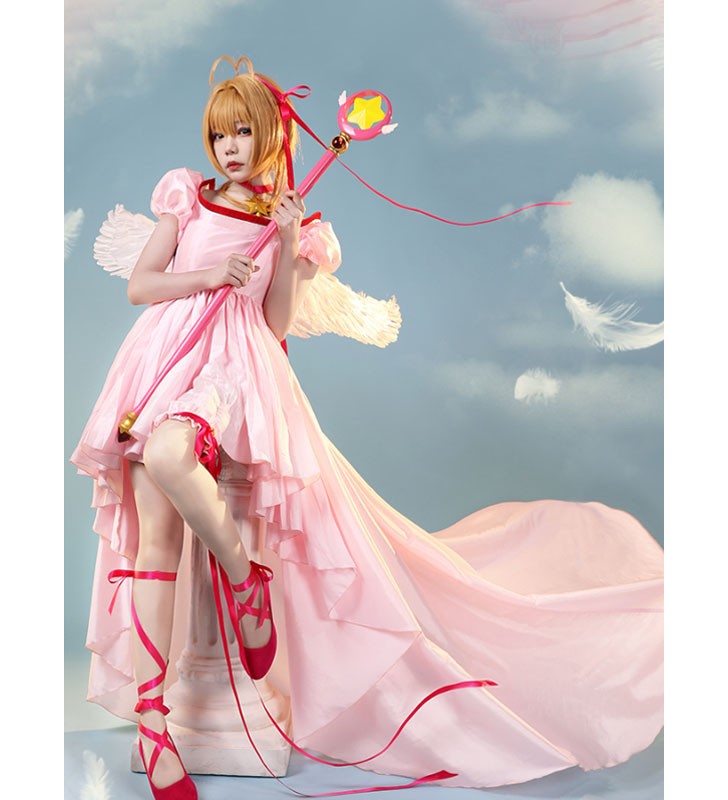 Cardcaptor Sakura Cosplay Kinomoto Sakura Costumi Cosplay Halloween