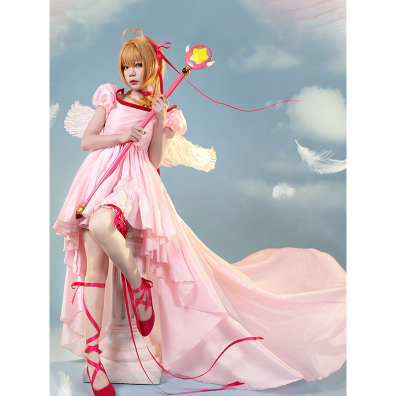 Cardcaptor Sakura Cosplay Kinomoto Sakura Costumi Cosplay Halloween